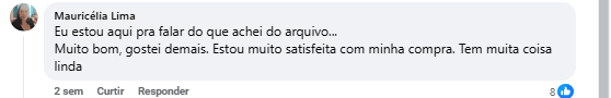 Comentário de cliente