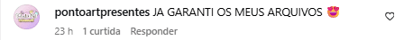 Comentário de cliente